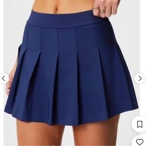 Fabletics Pleated Skirt w/Built-in Short NWOT